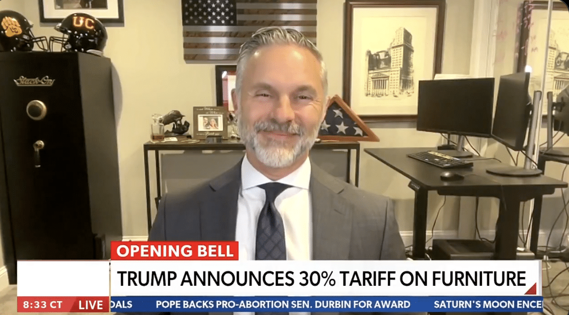 Trump announces 30% tariff on furniture