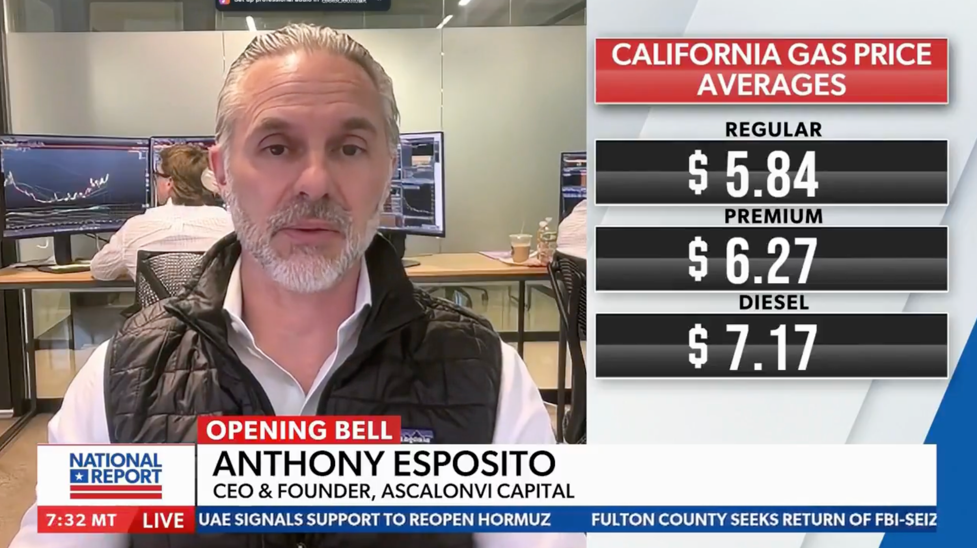 AscalonVI's Anthony Esposito on Newsmax: Why the Iran Crisis Could Reshape Markets for the Next 18 Months